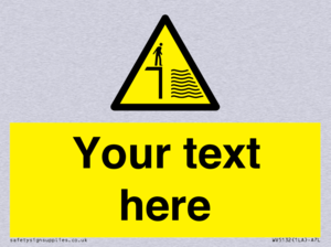 Custom Deep Water Sign